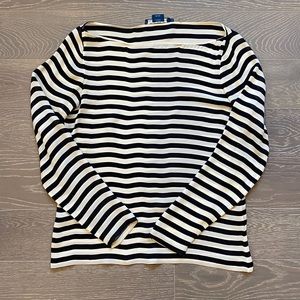 Ralph Lauren Silk Boatneck Top